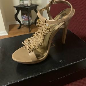 Carlos Santana Beigh Sandals 7.5 M